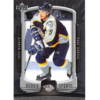Řadové karty - Kariya Paul - 2005-06 Rookie Update No.54