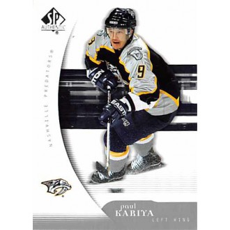 Řadové karty - Kariya Paul - 2005-06 SP Authentic No.55