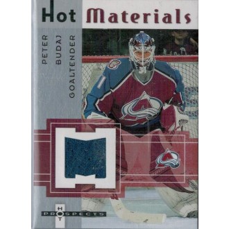 Jersey karty - Budaj Peter - 2005-06 Hot Prospects Hot Materials  No.HM-PB