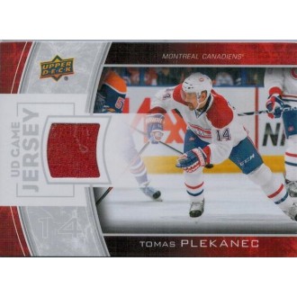 Jersey karty - Plekanec Tomáš - 2013-14 Upper Deck Game Jerseys No.GJ-TP