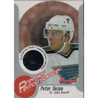 Jersey karty - Sejna Peter - 2003-04 Bowman Premier Performance Jerseys No.PP-PS