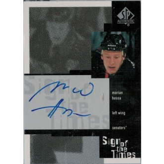 Podepsané karty - Hossa Marián - 1999-00 SP Authentic Sign of the Times  No.MH