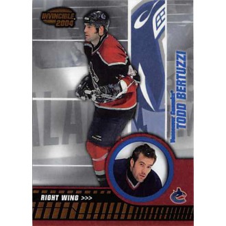 Řadové karty - Bertuzzi Todd - 2003-04 Invincible No.93
