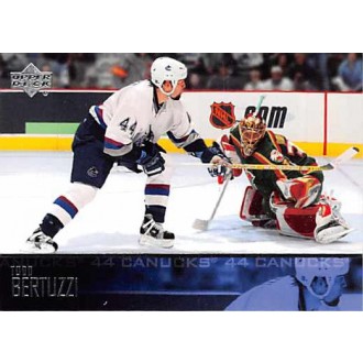Řadové karty - Bertuzzi Todd - 2003-04 Upper Deck No.433