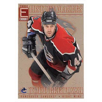 Insertní karty - Bertuzzi Todd - 2003-04 Exhibit History Makers No.7