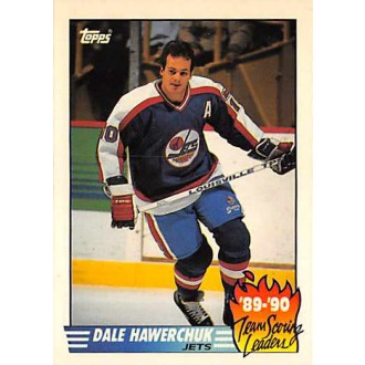Insertní karty - Hawerchuk Dale - 1990-91 Topps Team Scoring Leaders No.11