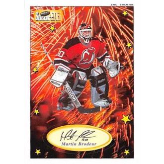 Insertní karty - Brodeur Martin - 1995-96 Bashan Imperial Super Stickers Die Cut No.16