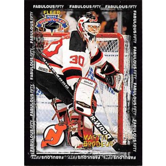 Insertní karty - Brodeur Martin - 1996-97 Fleer NHL Picks Fabulous 50 No.4