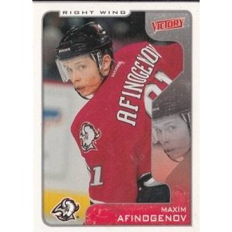 Řadové karty - Afinogenov Maxim - 2001-02 Victory No.40