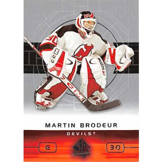 Řadové karty - Brodeur Martin - 2002-03 SP Authentic No.53