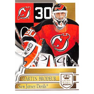 Řadové karty - Brodeur Martin - 2003-04 Crown Royale No.59