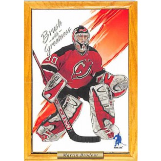 Insertní karty - Brodeur Martin - 2003-04 BAP Memorabilia Brush with Greatness Contest Cards No.2