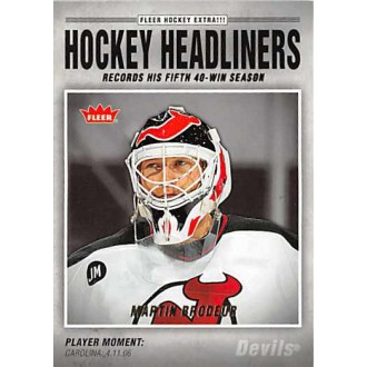 Insertní karty - Brodeur Martin - 2006-07 Fleer Hockey Headliners No.HL23