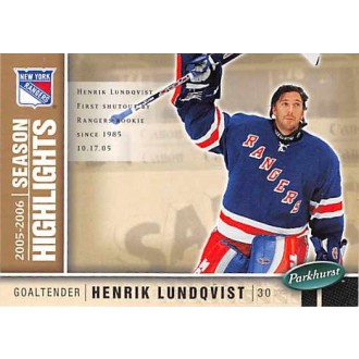 Řadové karty - Lundqvist Henrik - 2005-06 Parkhurst No.599