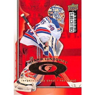 Insertní karty - Lundqvist Henrik - 2009-10 Collectors Choice Cup Quest  No.CQ49