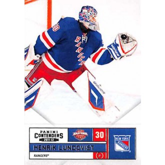 Řadové karty - Lundqvist Henrik - 2011-12 Contenders No.30