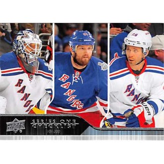 Řadové karty - Lundqvist Henrik, Nash Rick, St.Louis Martin - 2014-15 Upper Deck No.200