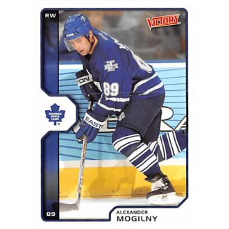 Řadové karty - Mogilny Alexander - 2002-03 Victory No.198