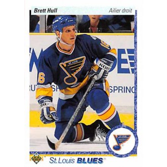 Řadové karty - Hull Brett - 1990-91 Upper Deck French No.154