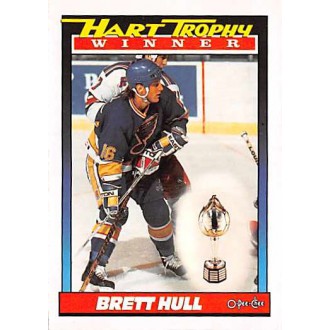 Řadové karty - Hull Brett - 1991-92 O-Pee-Chee No.516