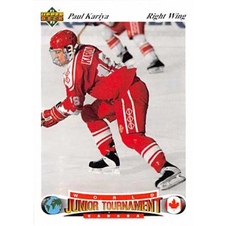 Řadové karty - Kariya Paul - 1991-92 Upper Deck Czech World Juniors No.50