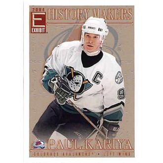 Insertní karty - Kariya Paul - 2003-04 Exhibit History Makers No.2