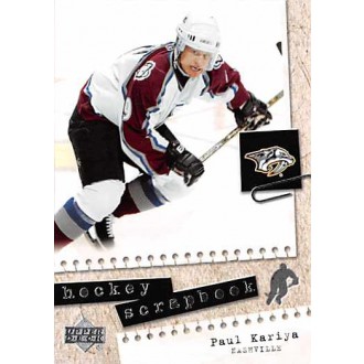 Insertní karty - Kariya Paul - 2005-06 Upper Deck Scrapbook No.HS8