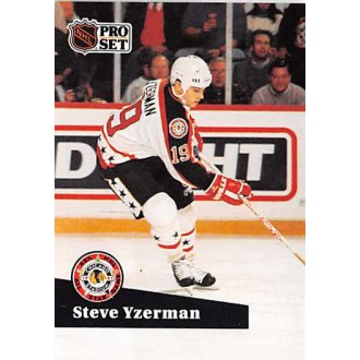 Řadové karty - Yzerman Steve - 1991-92 Pro Set French No.281