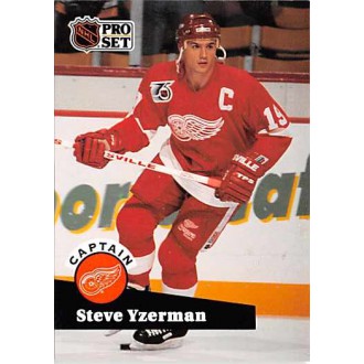 Řadové karty - Yzerman Steve - 1991-92 Pro Set No.571