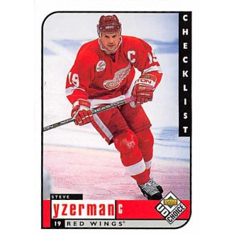Řadové karty - Yzerman Steve - 1998-99 UD Choice No.310