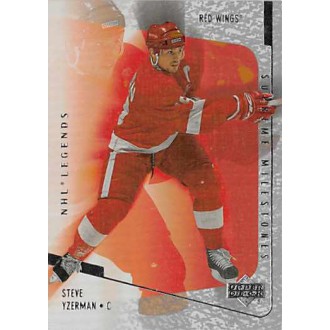 Insertní karty - Yzerman Steve - 2000-01 Legends Supreme Milestones No.SM5