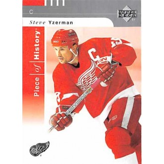 Řadové karty - Yzerman Steve - 2002-03 Piece of History No.32