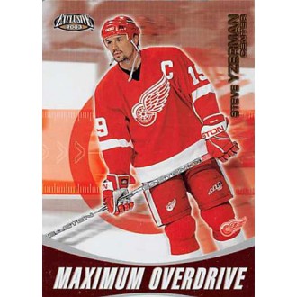 Insertní karty - Yzerman Steve - 2002-03 Exclusive Maximum Overdrive No.10