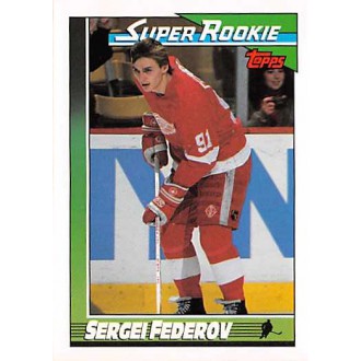 Řadové karty - Fedorov Sergei - 1991-92 Topps No.8