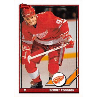 Řadové karty - Fedorov Sergei - 1991-92 Topps No.401