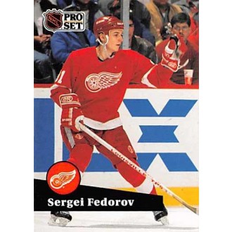 Řadové karty - Fedorov Sergei - 1991-92 Pro Set French No.53