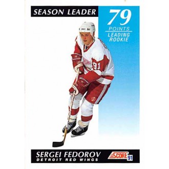 Řadové karty - Fedorov Sergei - 1991-92 Score American No.408