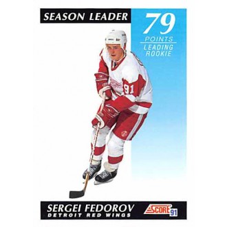 Řadové karty - Fedorov Sergei - 1991-92 Score Canadian Bilingual No.298