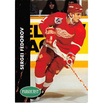 Řadové karty - Fedorov Sergei - 1991-92 Parkhurst No.38