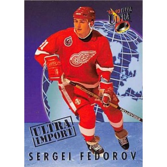 Insertní karty - Fedorov Sergei - 1992-93 Ultra Imports No.3