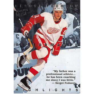 Insertní karty - Fedorov Sergei - 1994-95 Ultra Sergei Fedorov No.2