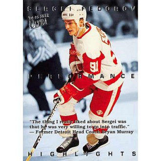 Insertní karty - Fedorov Sergei - 1994-95 Ultra Sergei Fedorov No.9