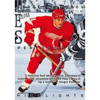 Insertní karty - Fedorov Sergei - 1994-95 Ultra Sergei Fedorov No.10
