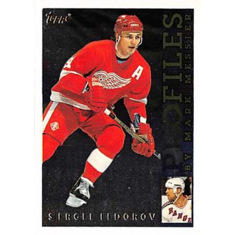 Insertní karty - Fedorov Sergei - 1995-96 Topps Profiles No.PF5