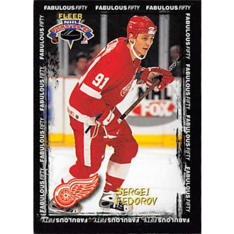 Insertní karty - Fedorov Sergei - 1996-97 Fleer NHL Picks Fabulous 50 No.10