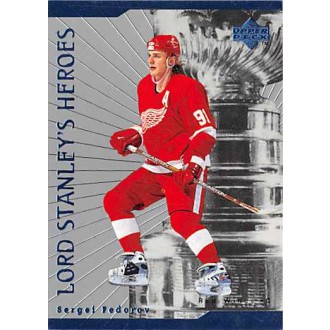 Insertní karty - Fedorov Sergei - 1998-99 Upper Deck Lord Stanleys Heroes No.LS9