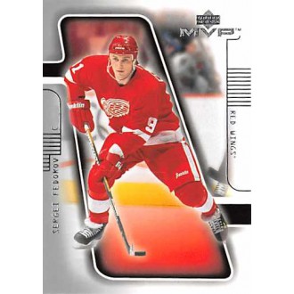 Řadové karty - Fedorov Sergei - 2001-02 MVP No.68