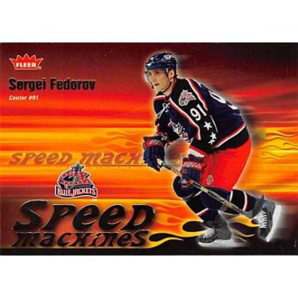 Insertní karty - Fedorov Sergei - 2006-07 Fleer Speed Machines No.SM9