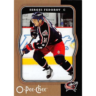 Řadové karty - Fedorov Sergei - 2007-08 O-Pee-Chee No.141
