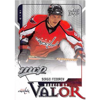 Insertní karty - Fedorov Sergei - 2008-09 MVP Marked by Valor No.MV11